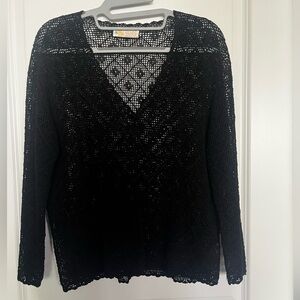 Hand Made Cotton Open-Knit Women's Sweater